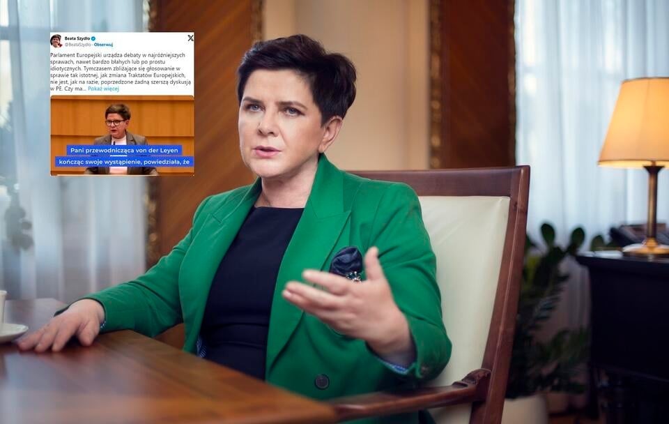 Beata Szydło / autor: Fratria/Twitter