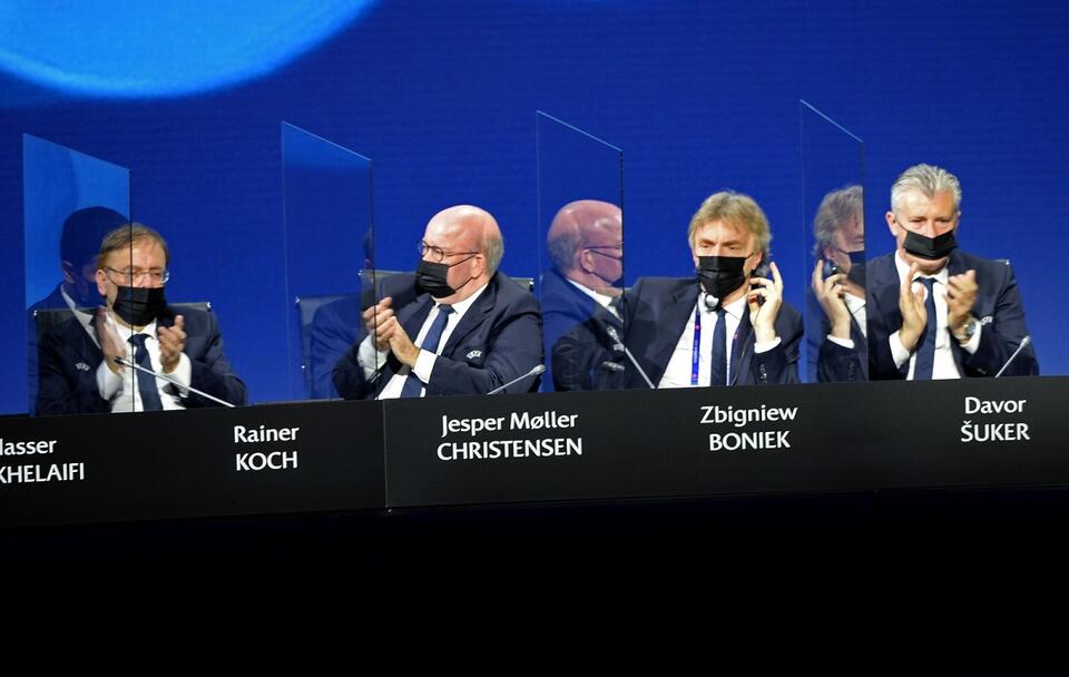 Kongres UEFA / autor: PAP/EPA/Paul Murphy/UEFA HANDOUT