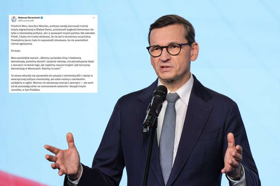 Były premier, obecnie szef EKR i wiceprezes PiS Mateusz Morawiecki / autor: PAP/Paweł Supernak, X/Mateusz Morawiecki