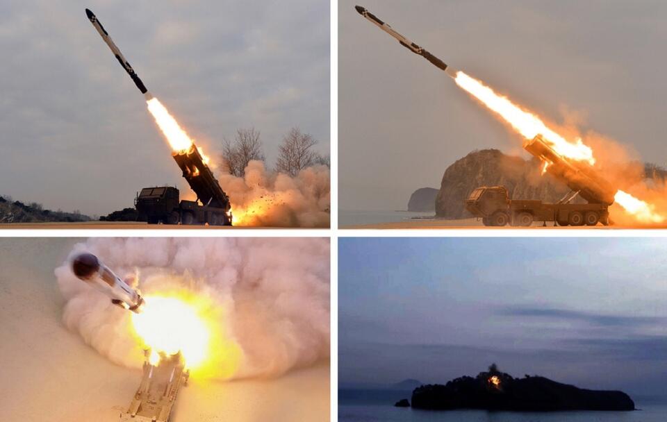 Wystrzelenie rakiety balistycznej / autor: KCNA/PAP/EPA