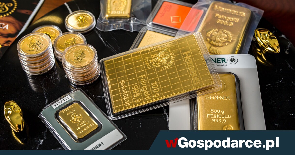 Cena złota zmierza powyżej 5500 dol. za uncję