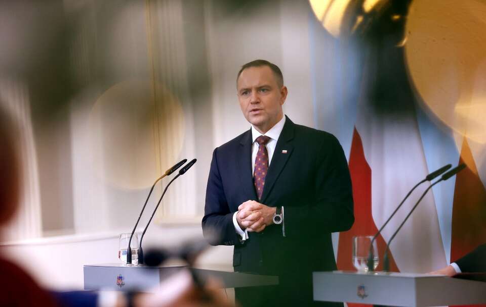 Karol Nawrocki / autor: PAP/EPA/TOMS KALNINS