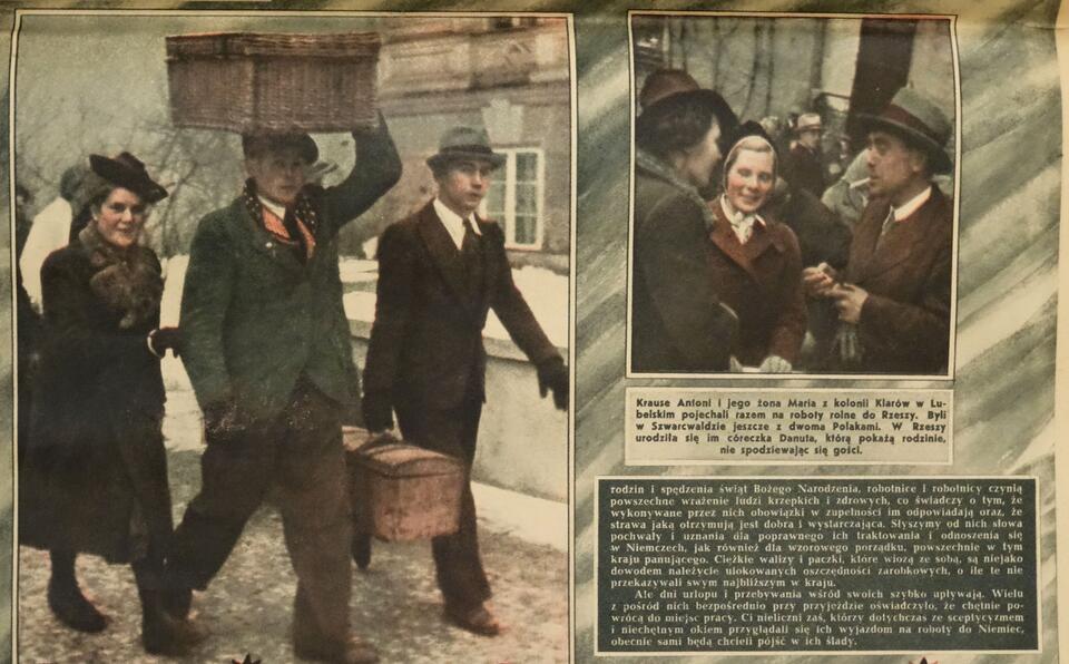 Okupacyjna prasa gadzinowa wydawana przez Niemców w Generalnej Guberni dla Polaków zachwala roboty w Niemczech. Nz. tzw. "Ilustrowany Kurier Polski" z grudnia 1941 roku / autor: wPolityce.pl