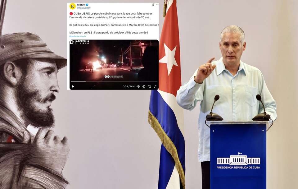 autor: PAP/EPA/ALEJANDRO AZCUY/CUBA PRESIDENT OFFICE/HANDOUT/X