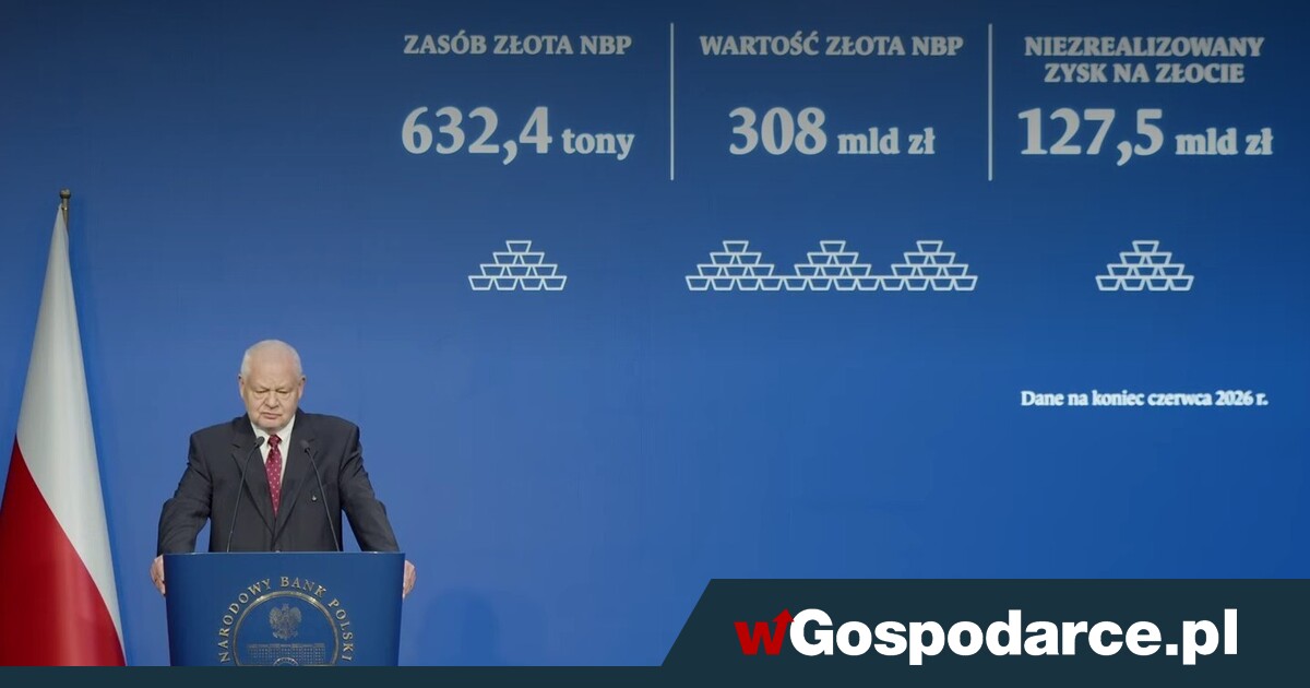 "Nasze złoto jest bezpieczne". NBP ma go już 632,4 tony