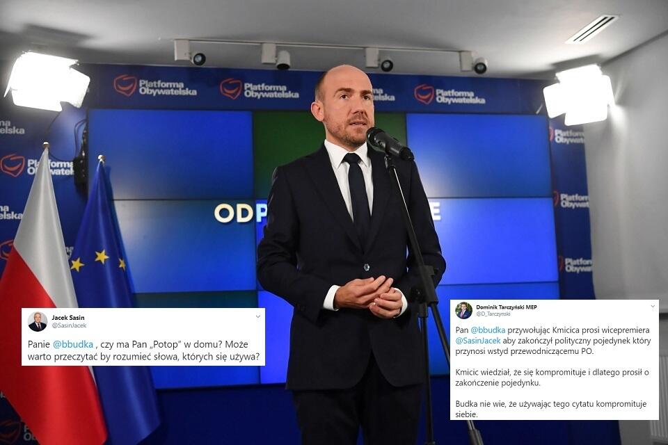 Przewodniczący PO Borys Budka / autor: PAP/Piotr Nowak; Twitter