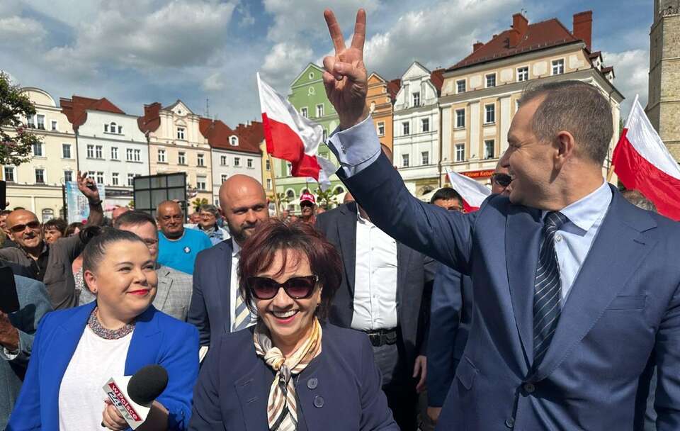 Elżbieta Witek z Karolem Nawrockim / autor: X/@elzbietawitek