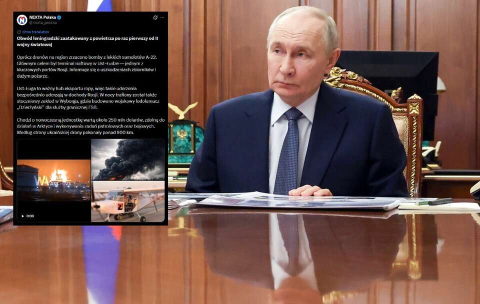 Ukraińskie drony uszkodziły okręt budowany dla FSB w Wyborgu?!