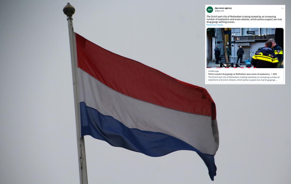Flaga Niderlandów / autor: Fratria/Twitter
