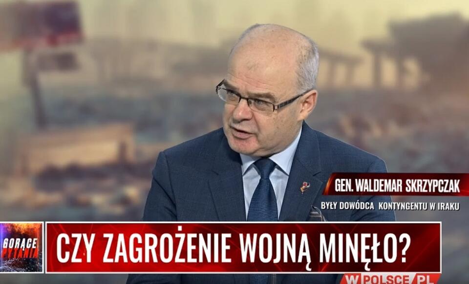 Gen. Waldemar Skrzypczak w studiu telewizji wPolsce.pl / autor: Telewizja wPolsce.pl