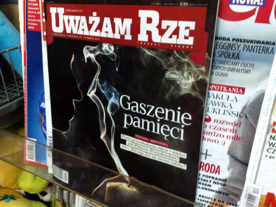 "Uważam Rze" alarmował jak nieetyczne jest postepowanie władz walczących z pamięcią o tragedii smoleńskiej. Fot. wPolityce.pl
