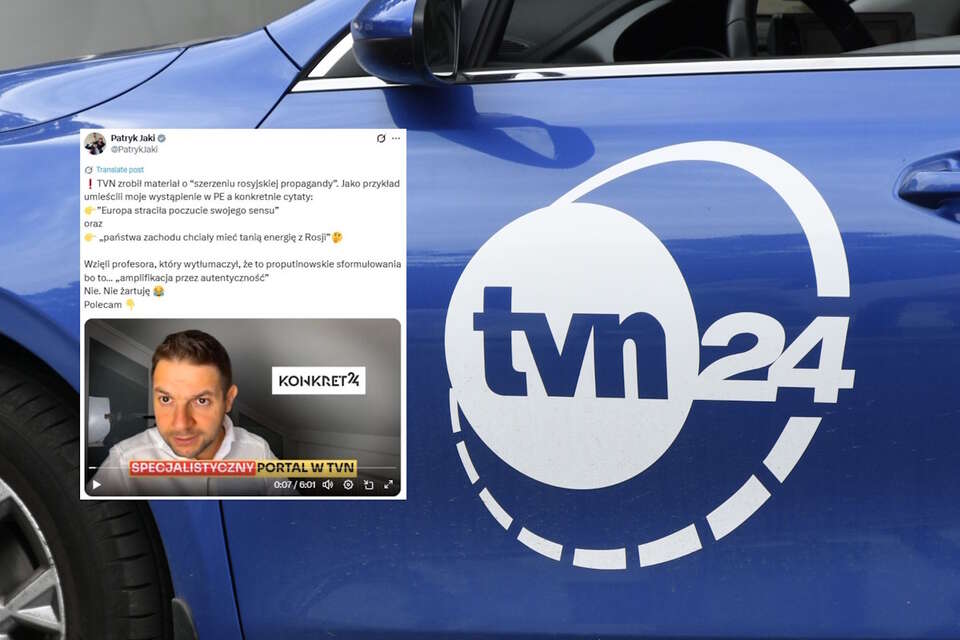 TVN24 / autor: Fratria/X-Patryk Jaki, screen