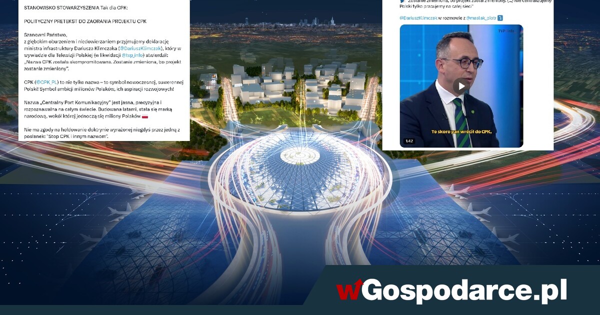 Piszą o CPK: premierze, zatrzymaj polityczny happening!