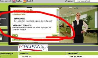 Kto jest szefem największej grupy przestępczej w Polsce? Wirtualny asystent ZUS nie ma złudzeń: Prezes Derdziuk