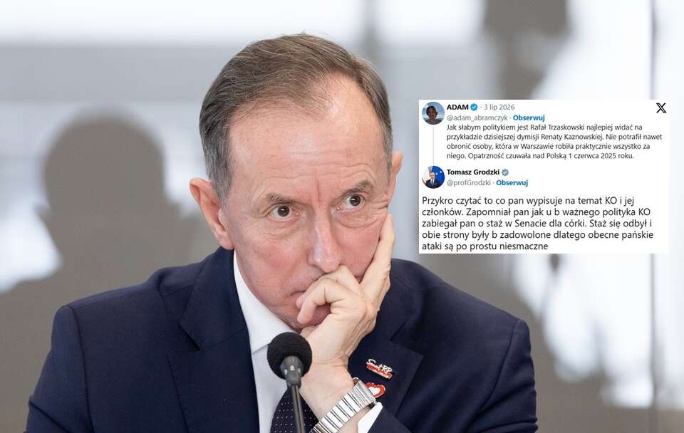 Oburzające zachowanie Grodzkiego! Wypomniał mu córkę