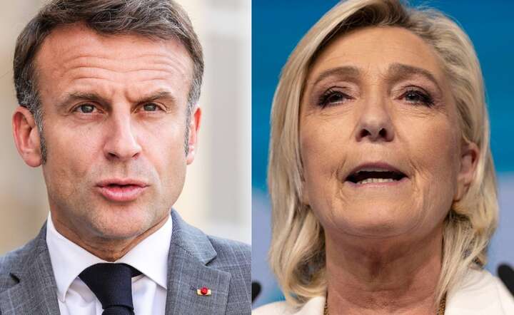 Emmanuel Macron i Marine Le Pen. / autor: PAP/EPA/TERESA SUAREZ/ANDRE PAIN