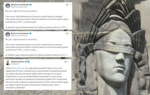 płaskorzeźba Temidy, symbolu bezstronnej sprawiedliwości  / autor: Fratria/X