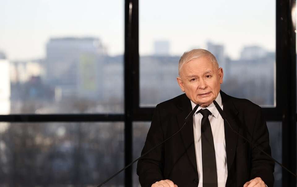 Prezes PiS Jarosław Kaczyński / autor: PAP/Szymon Pulcyn