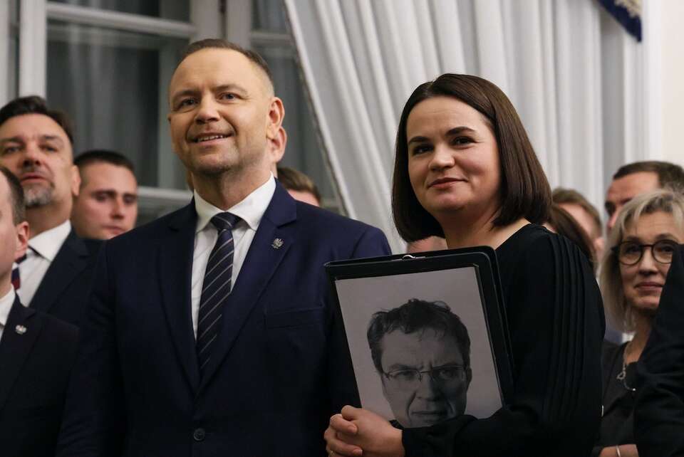 Prezydent spotkał się z liderką białoruskiej opozycji