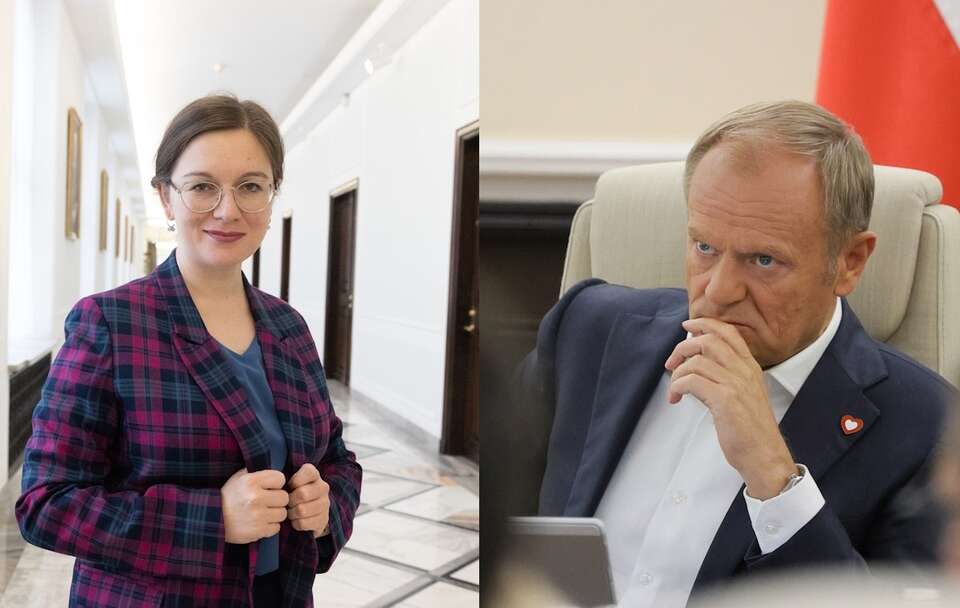 Paulina Matysiak, Donald Tusk / autor: Fratria/PAP/Paweł Supernak