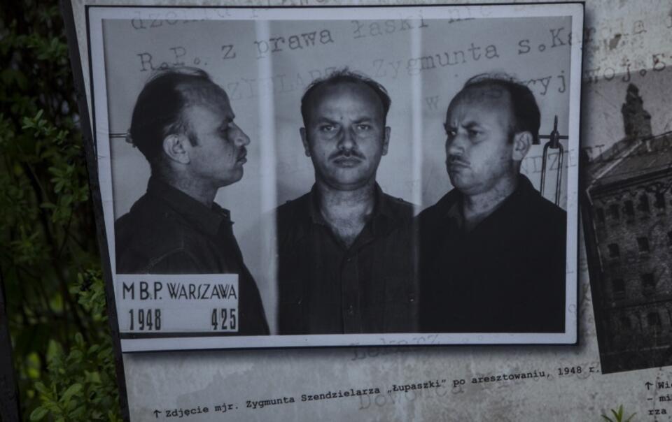 Zdjęcie majora Zygmunta Szendzielarza Łupaszki po aresztowaniu przez komunistów, 1948 r. / autor: Fratria