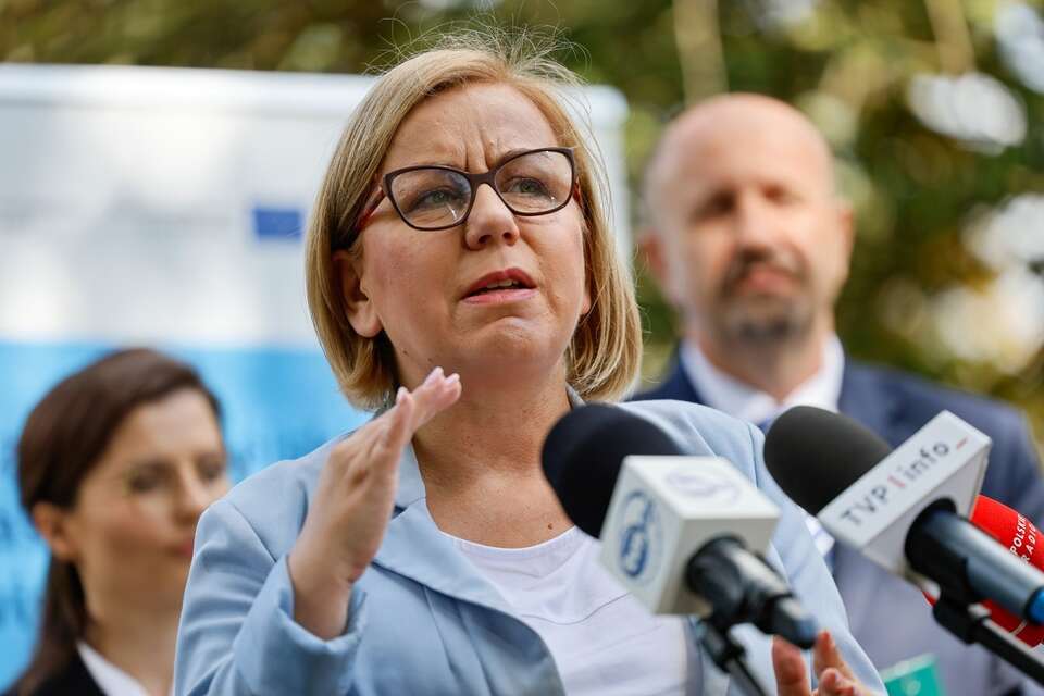 Minister klimatu i środowiska Paulina Hennig-Kloska (Polska 2050) / autor: PAP/Tomasz Wojtasik