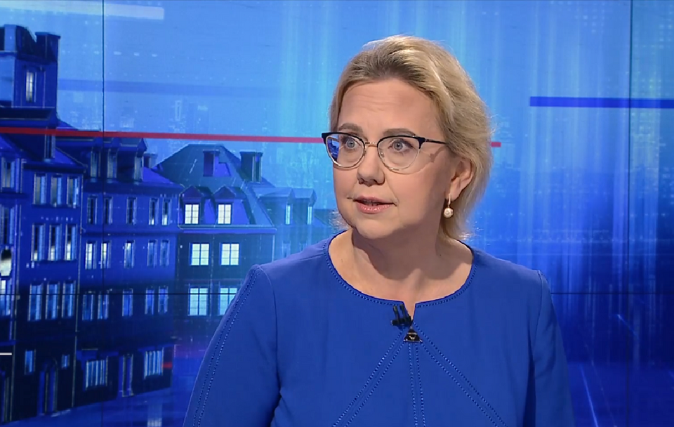 Minister Anna Moskwa w programie Gość Wiadomości / autor: TVP Info