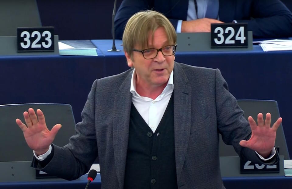 Guy Verhofstadt / autor: screenshot YouTube EU Debates | eudebates.tv