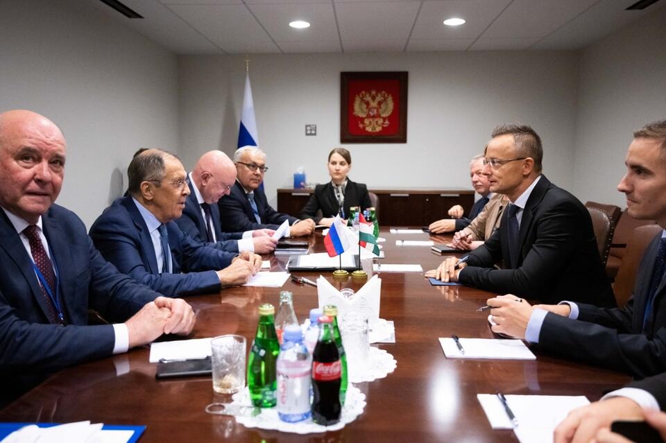 Spotkanie szefów dyplomacji Węgier i Rosji. / autor: Facebook/Péter Szijjártó