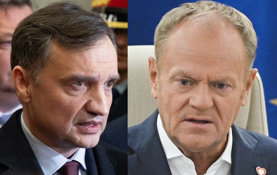 Zbigniew Ziobro, Donald Tusk / autor: Fratria/PAP/Marcin Obara