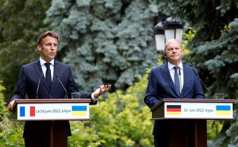 "Welt": wizyta Scholza, Macrona i Draghi na Ukrainę może być wstępem do koszmaru?