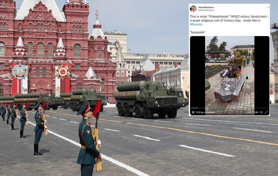 autor: PAP/EPA/MAXIM SHIPENKOV; Twitter/Alex Kokcharov (screenshot)