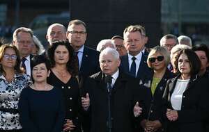 Prezes PiS Jarosław Kaczyński / autor: PAP/Radek Pietruszka