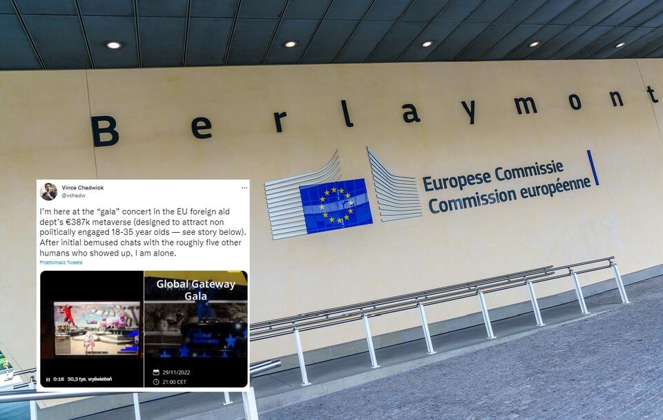 Berlaymont w Brukseli, siedziba Komisji Europejskiej / autor: Fratria; Twitter/Vince Chadwick