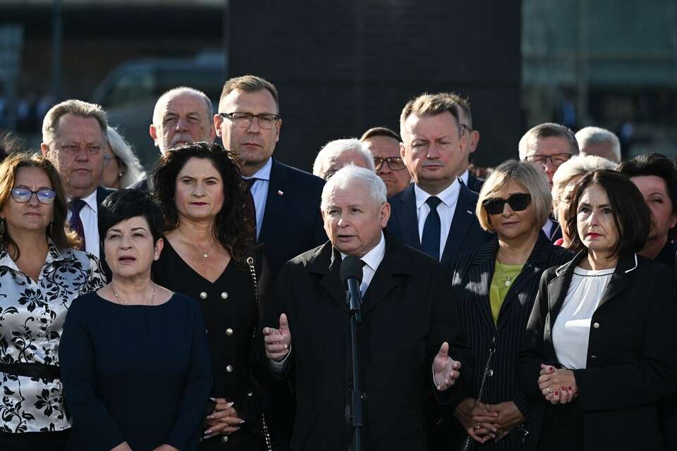 Prezes PiS Jarosław Kaczyński / autor: PAP/Radek Pietruszka