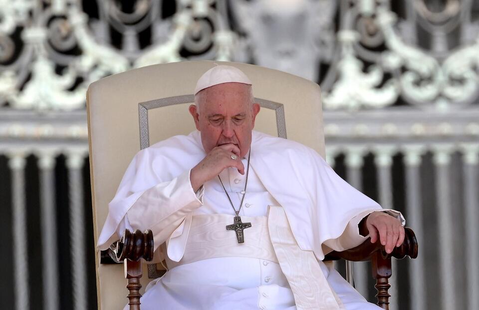 Papież Franciszek podczas audiencji generalnej / autor: PAP/EPA