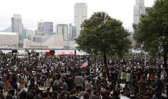 Licealiści w Hongkongu poszli na wagary