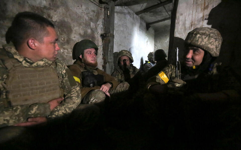 Ukraińscy żołnierze  / autor: EPA/PAP