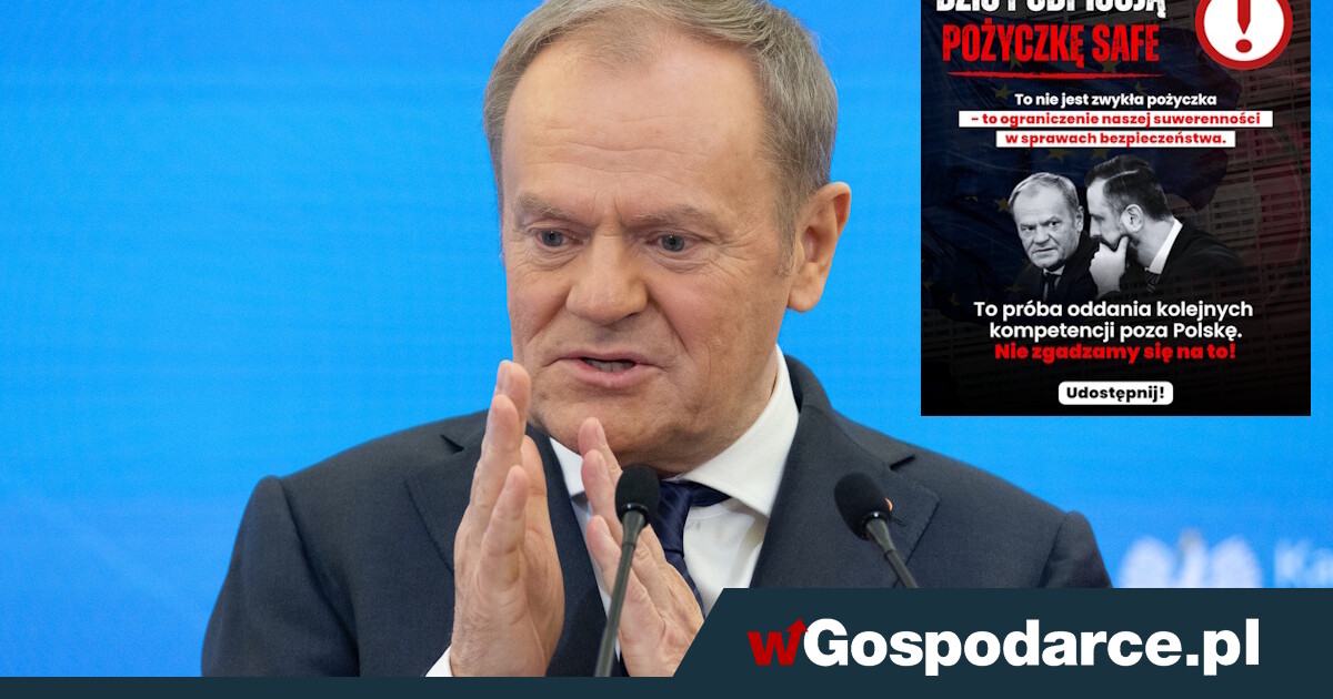 SAFE. "To uzależnianie bezpieczeństwa Polski od decyzji unijnych urzędników"