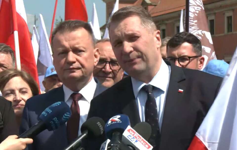 Gorąca atmosfera na marszu "Razem dla Polski i Polaków"!