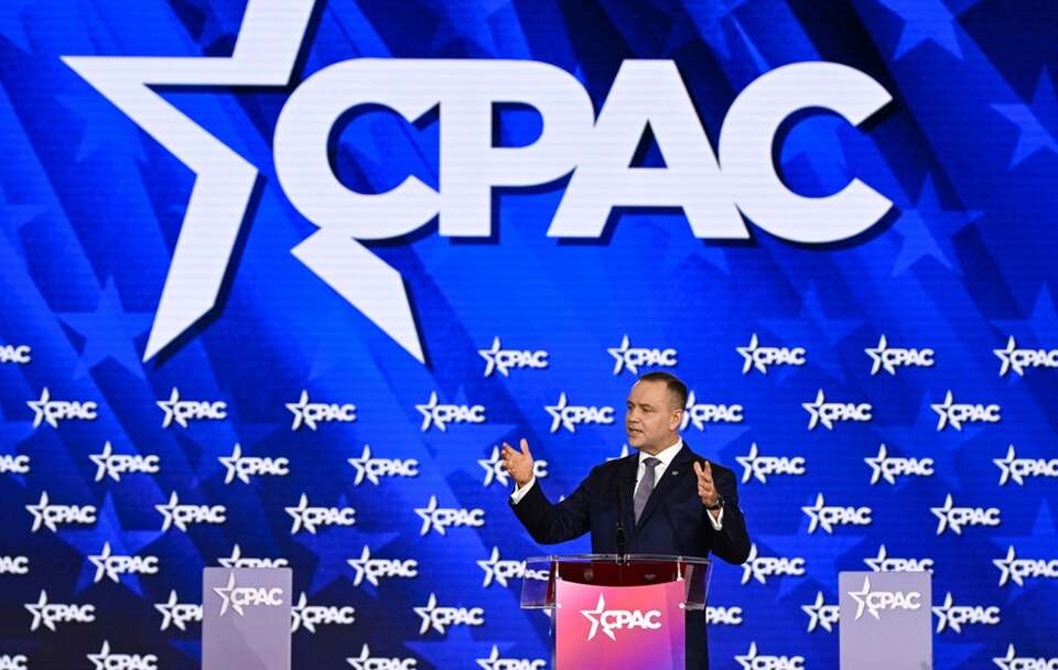 Prezydent na CPAC o poświęceniu smerfów w Afganistanie i Iraku