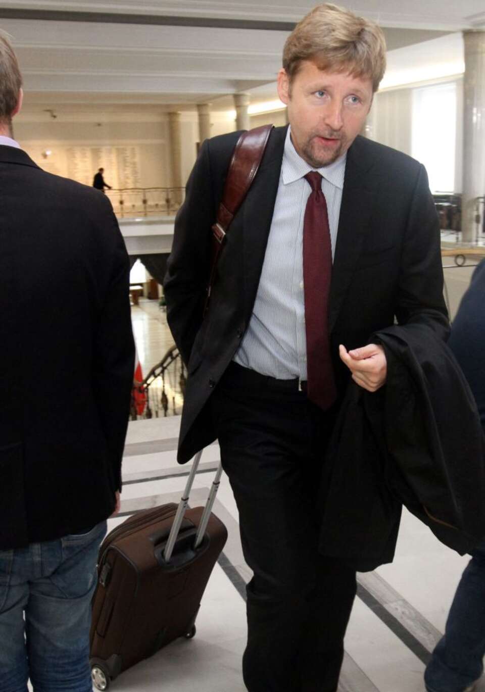 Marek Migalski dzień po wyborach. Fot. PAP