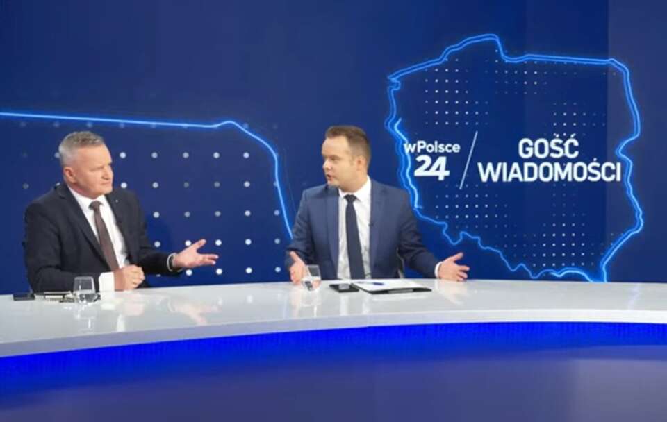 Wiesław Różyński i Rafał Bochenek / autor: Telewizja wPolsce24