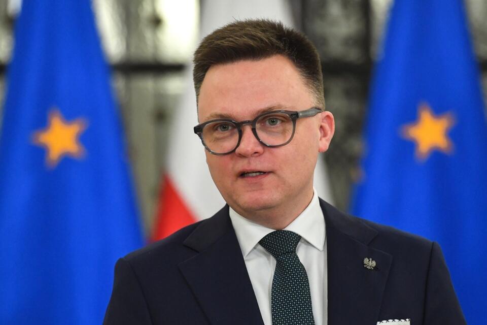 Marszałek Sejmu Szymon Hołownia  / autor: PAP/Piotr Nowak