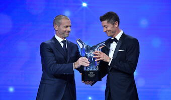 Lewandowski podwójnie wyróżniony przez UEFA
