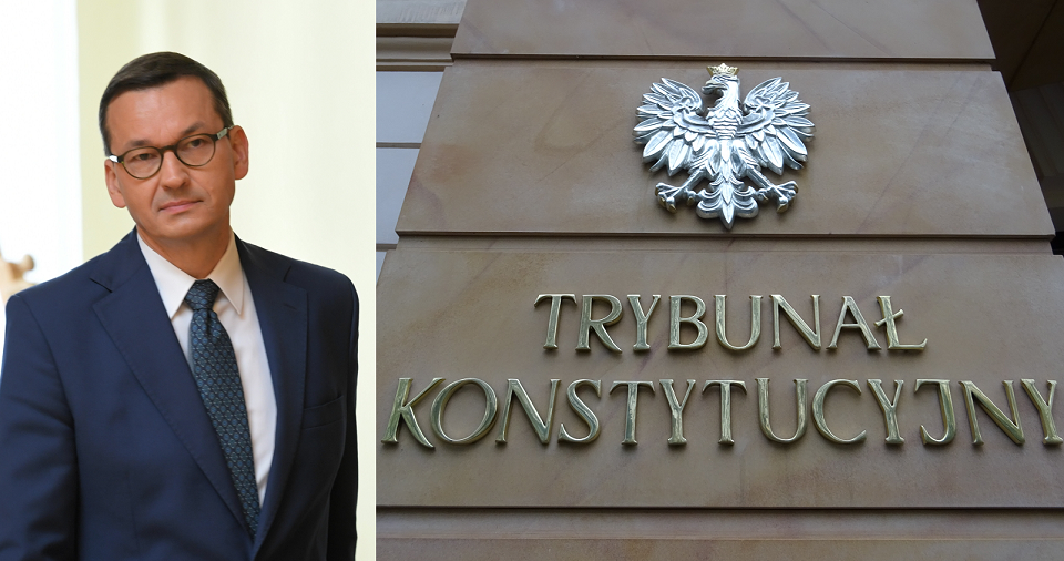 Premier Mateusz Morawiecki/Trybunał Konstytucyjny / autor: PAP/Radek Pietruszka/Fratria
