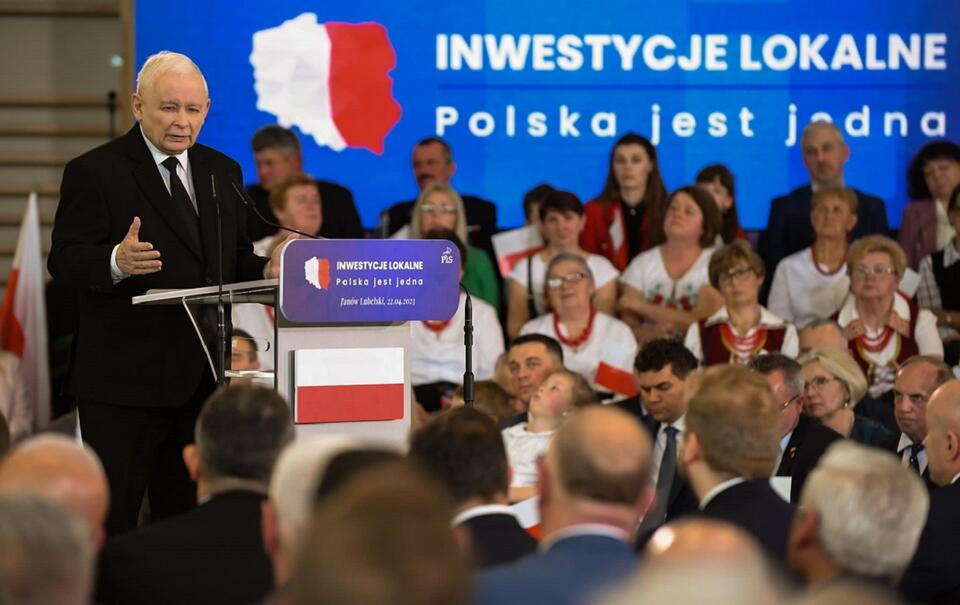 Prezes PiS Jarosław Kaczyński / autor: Twitter: @pisorgpl