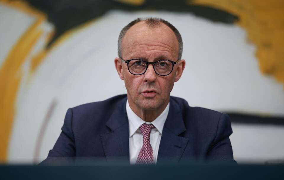 Friedrich Merz / autor: PAP/EPA/CLEMENS BILAN