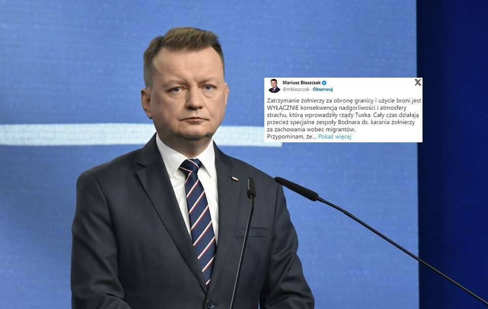 Mariusz Błaszczak / autor: Fratria/X