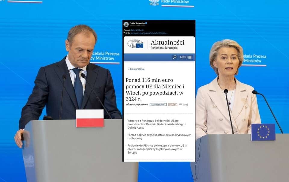 Donald Tusk/Ursula von der Leyen / autor: Fratria